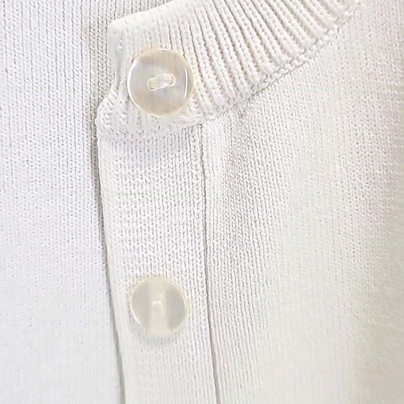 Joseph A. Women's Cardigan, Medium, Color White - Picture 6 of 8